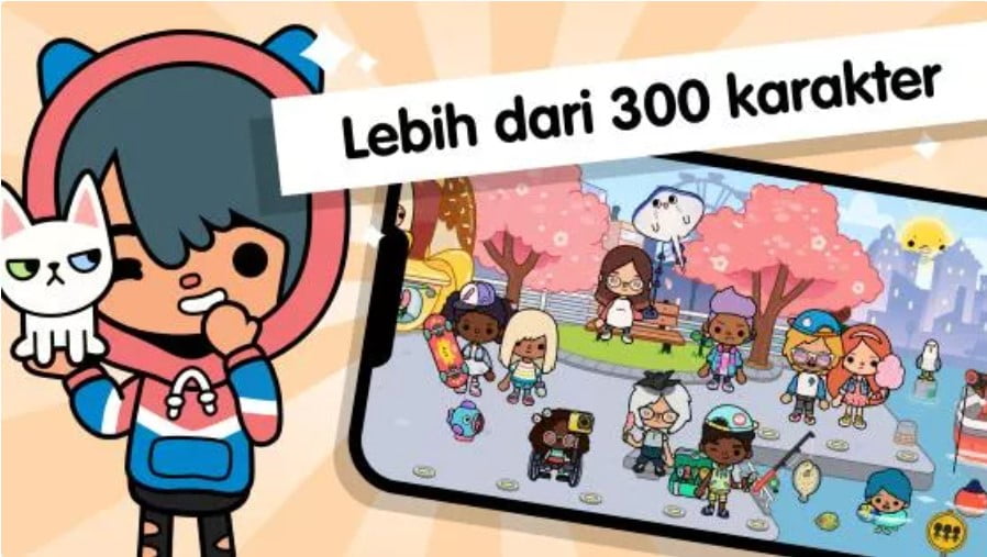 Toca Life World MOD 2 Kualitas 3d