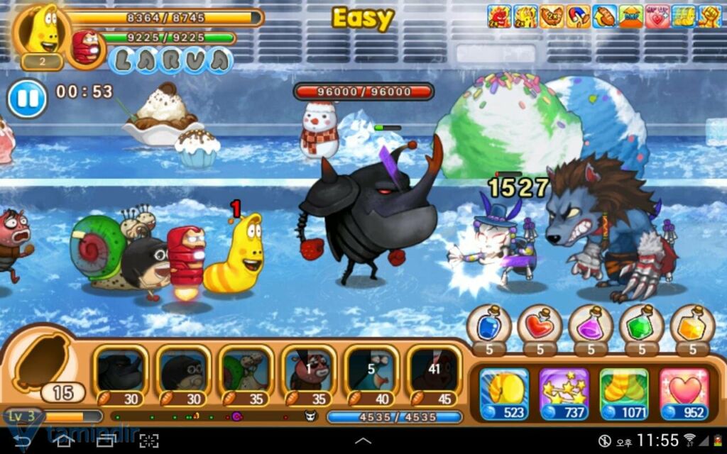 Larva Heroes Mod Apk