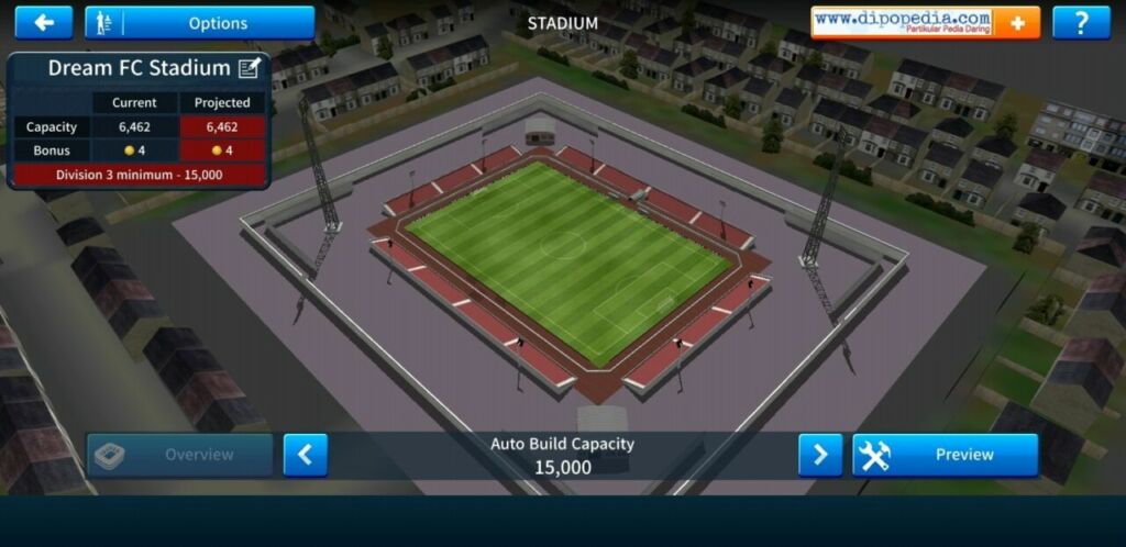 Membuat Stadion Sendiri