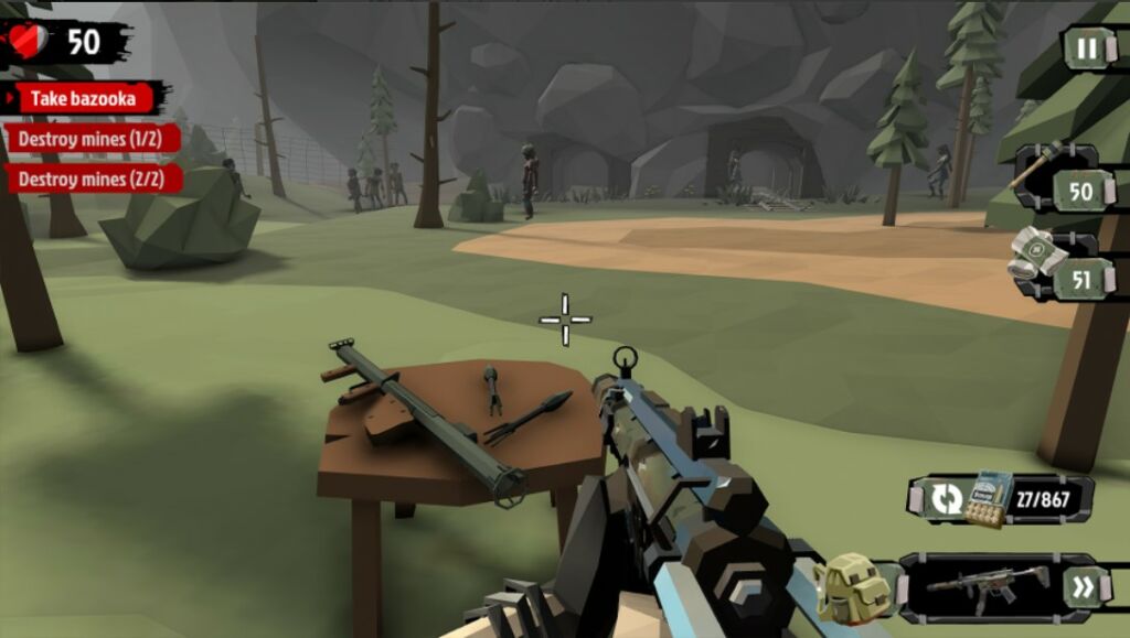 Fitur Unggulan Game The Walking Zombie 2 Mod Apk Unlimited Money