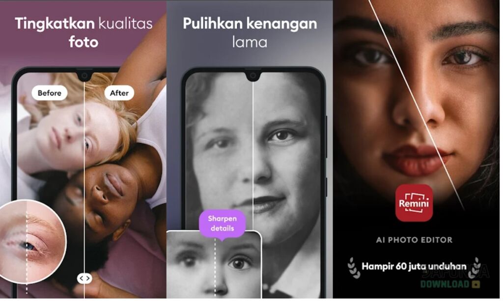 Remini MOD APK v3.8.4 Premium Unlocked Terbaru 2024 1 Download Remini Mod Apk