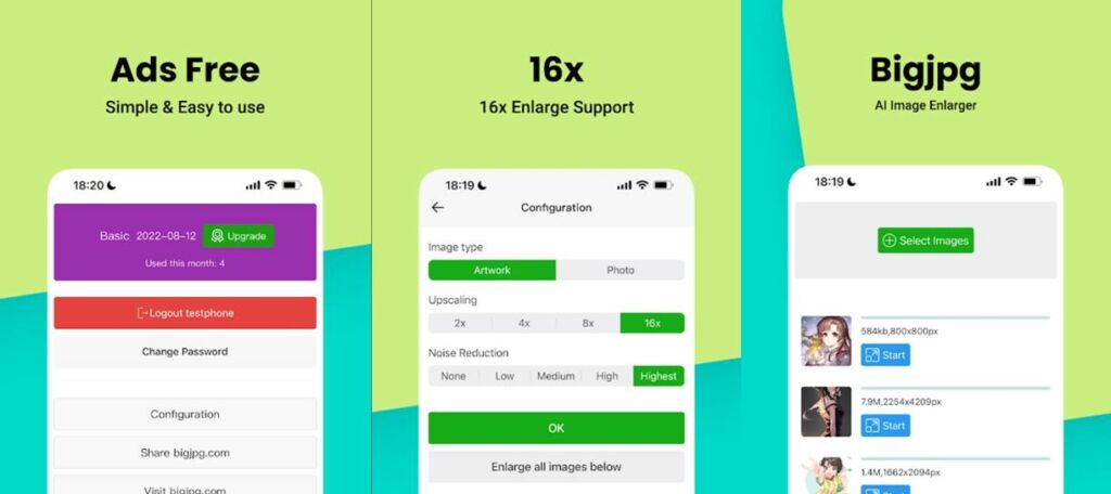 Bigjpg MOD APK 2 Fitur Bigjpg Mod Apk 2022