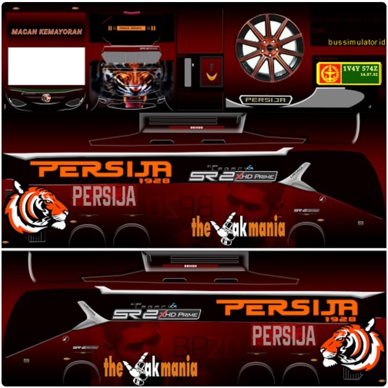 Livery Bussid Bambang Pamungkas 20