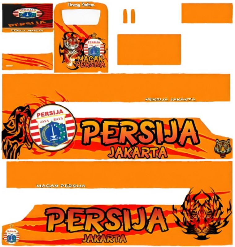 Livery Bussid Persija Versi Orang Dalem