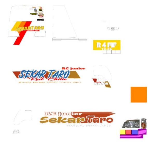 800+ Livery Truck Canter BUSSID Terbaru 17 Livery Truck Isuzu Bussid Sekar Taro