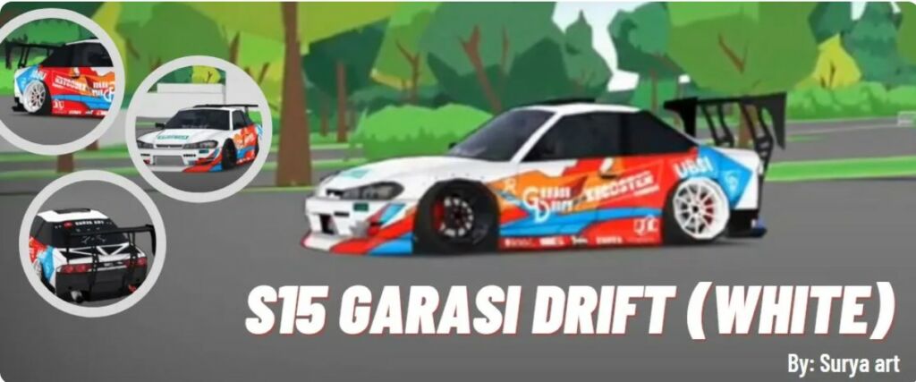 S15 Jadi Jadian Garasi Drift White