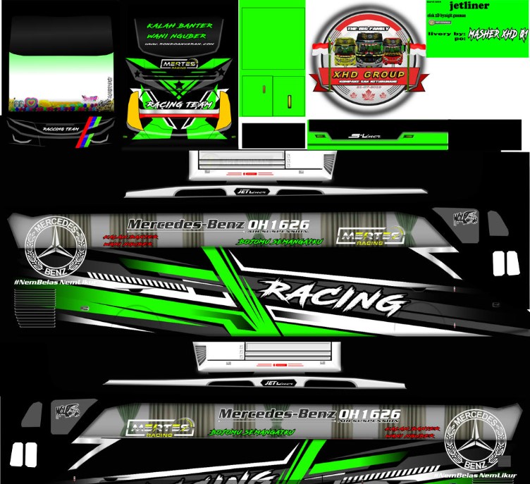 Livery Bussid Srikandi Shd Racing Jernih