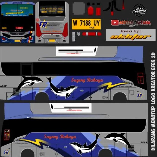 Livery High Decker Sugeng Rahayu Ac Tarif Biasa Ganesha