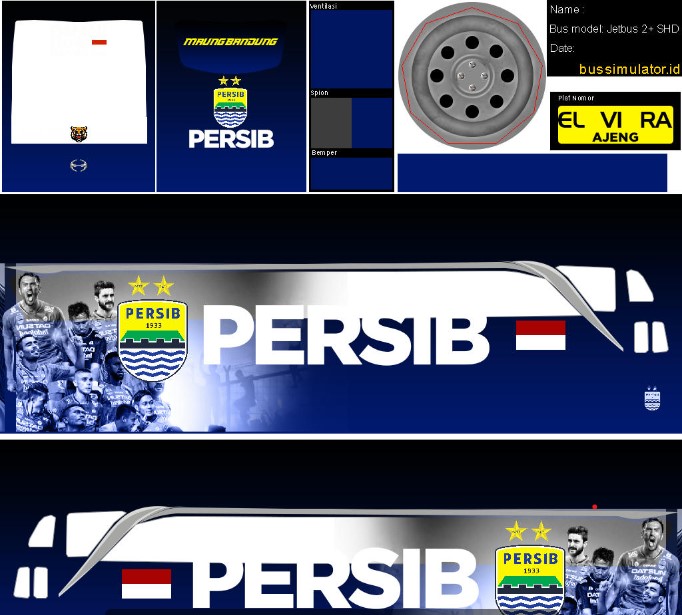 15 Livery Persib Kualitas Jernih Terbaru 2023 12 Livery Jetbus 3 Shd Maung Bandung