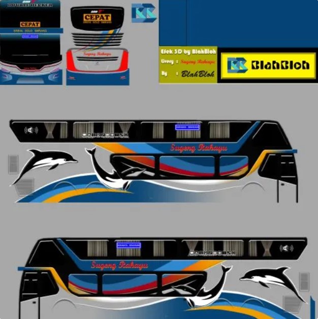 Livery Sdd Sugeng Rahayu Dolphin Jernih