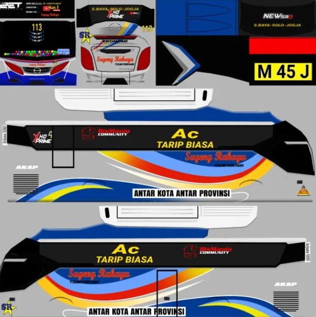 Livery Sr 2 Xhd Sugeng Rahayu