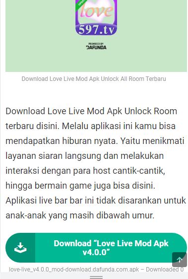 Cara Install Love Live Mod Apk