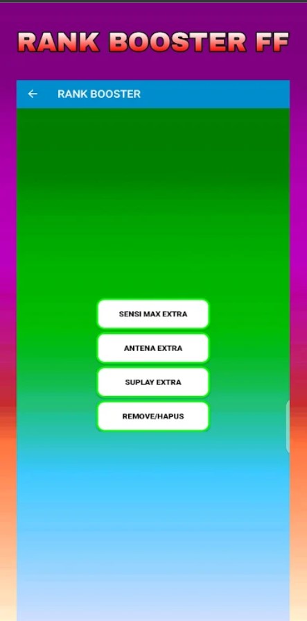 Apk Rank Booster Ff