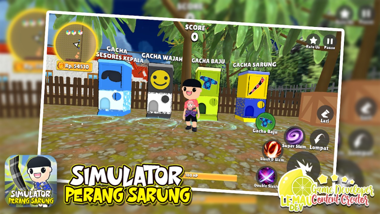 Install Game Simulator Perang Sarung Mod Apk