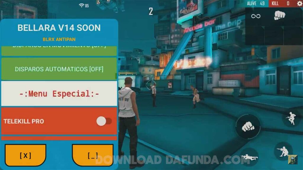 Bellara V14 Soon Mod Menu Fre Fire