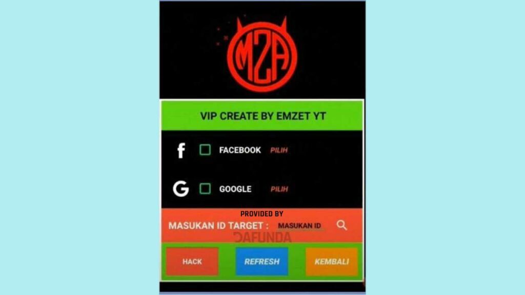 Login Aplikasi Emzet Dark Vip 3 Apk