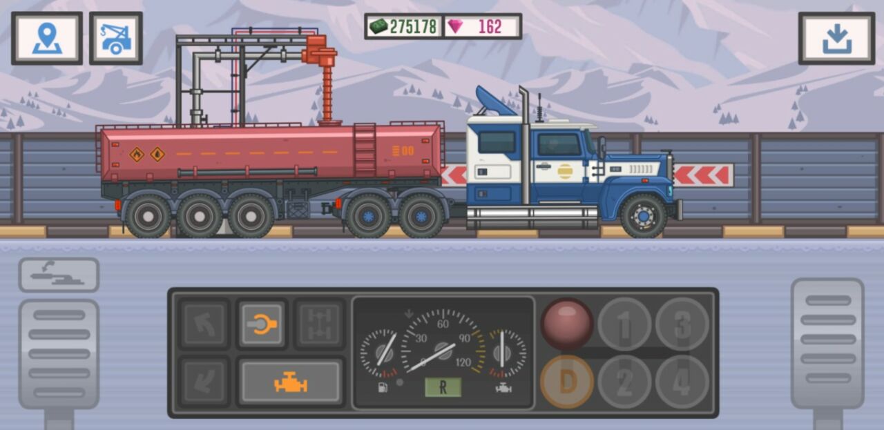 Gameplay Trucker And Trucks Mod Apk