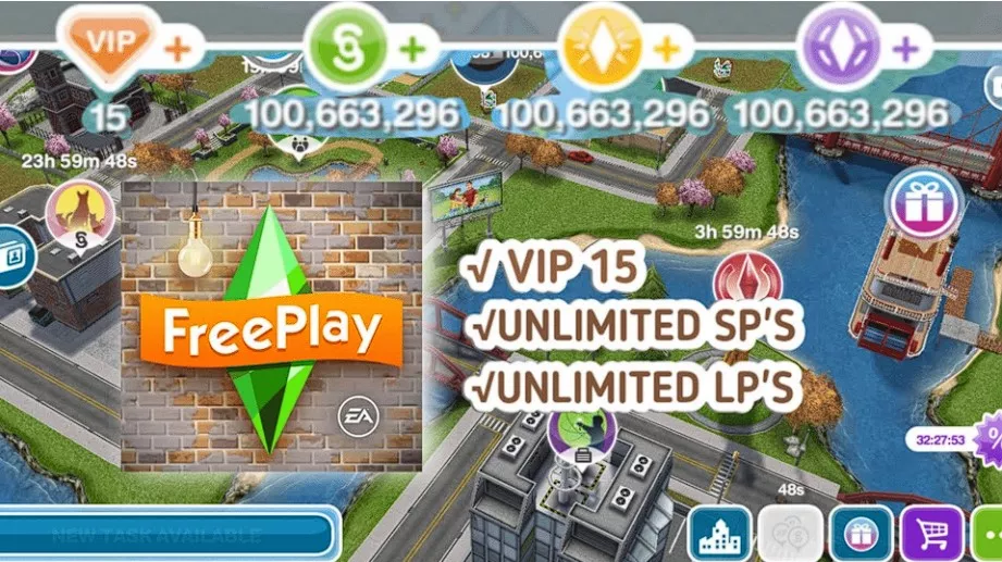 Fitur Unggulan The Sims Freeplay Mod Apk