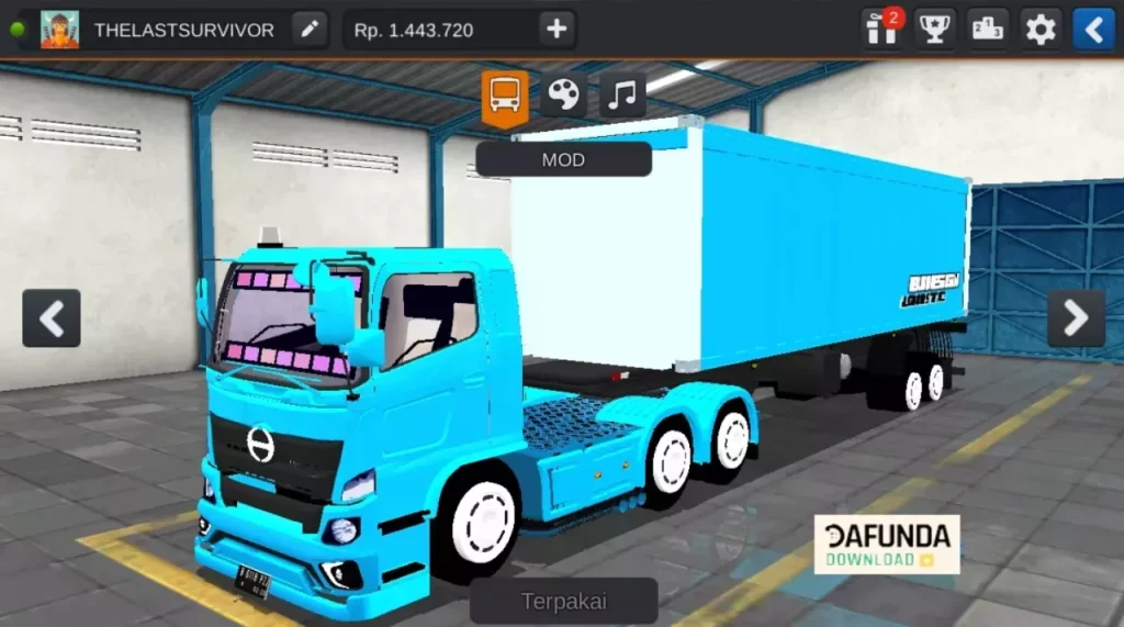 Truck Hino 500 Kontainer Panjang