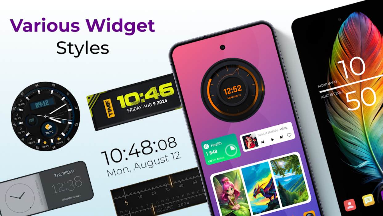 Android Clock Widgets Apk