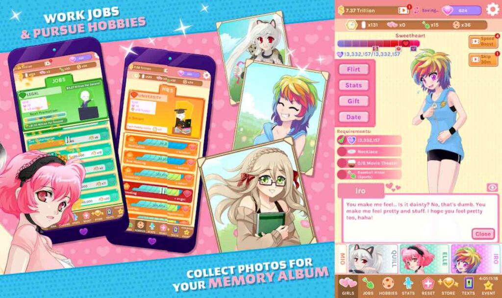 Crush Crush Idle Dating Sim 2 Crush Crush Idle Dating Sim Mod Apk