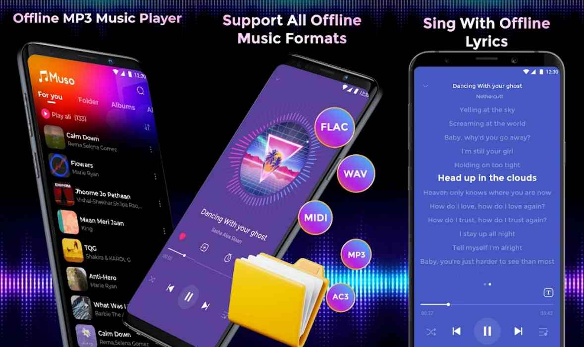 Offline Music Mp3 Player Muso Mod Apk